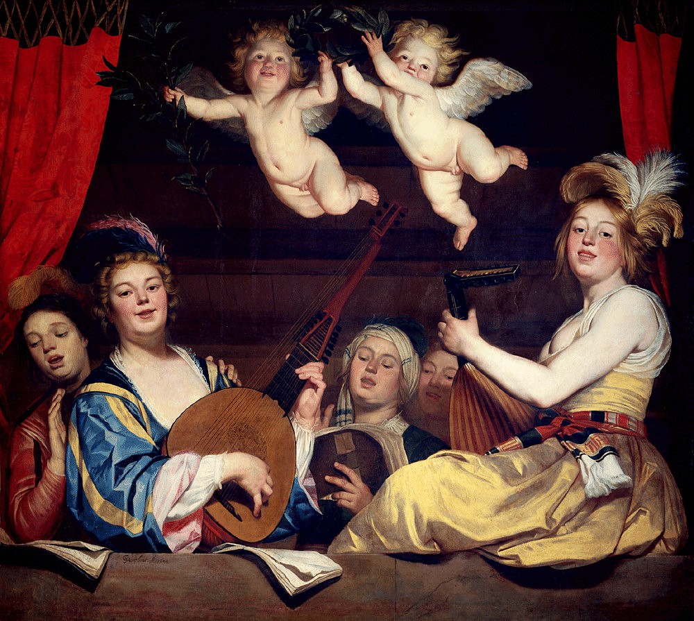 The Concert on a Balcony by Gerard van Honthorst