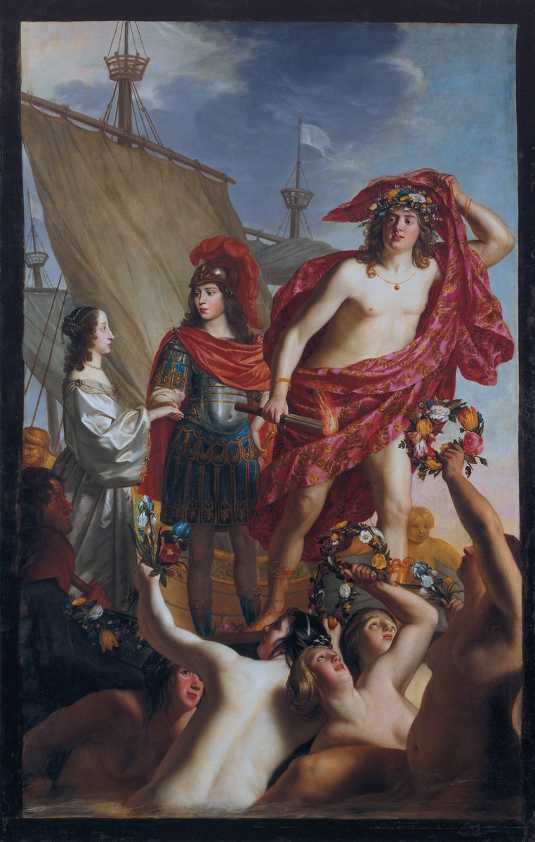 The Debarkation of Mary Stuart, Greeted by Willem II by Gerard van Honthorst
