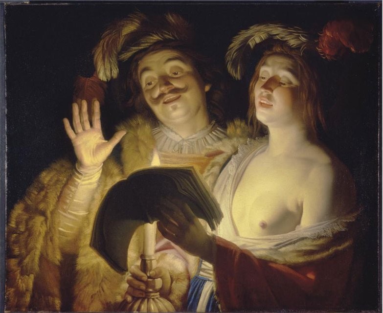 The Duet by Gerard van Honthorst