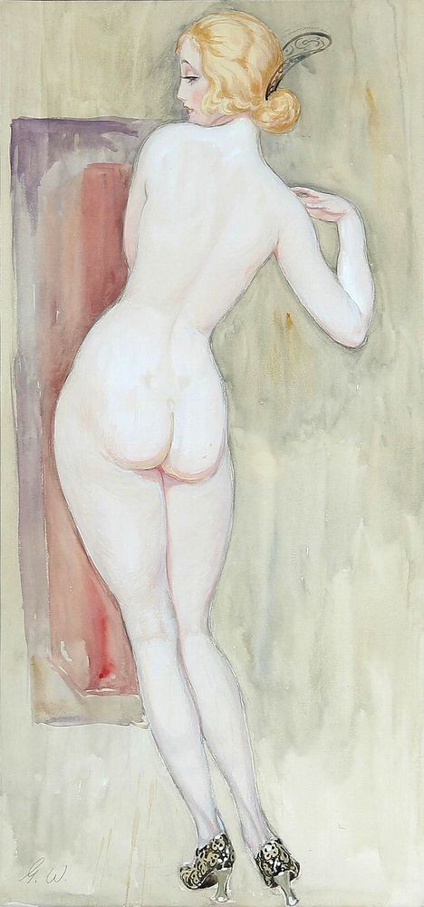 Naked from the Back by Gerda Wegener
