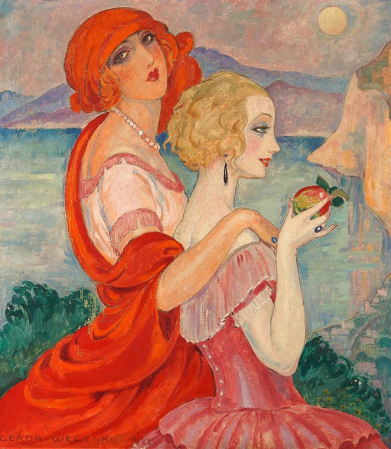 Sur la route d'Anacapri by Gerda Wegener