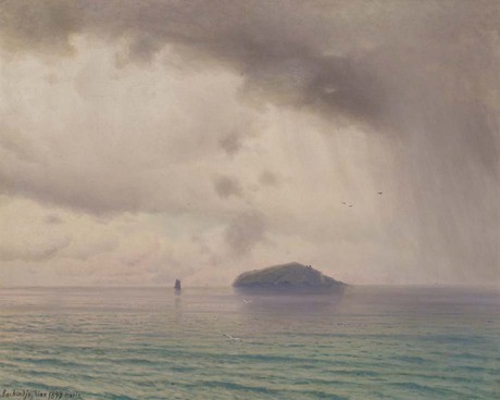 Rainy Day in Sevan by Gevorg Bashindzhagian