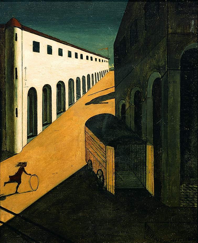 Mystery and Melancholy of a Street by Giorgio de Chirico