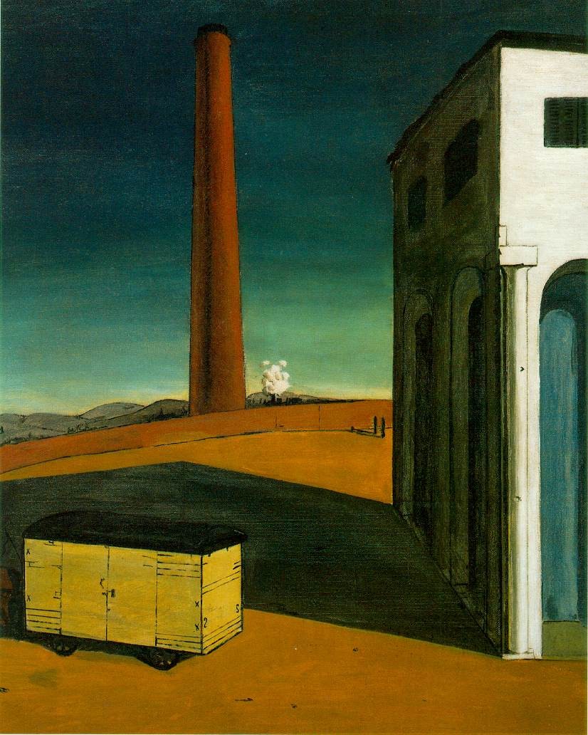 The anguish of departure by Giorgio de Chirico