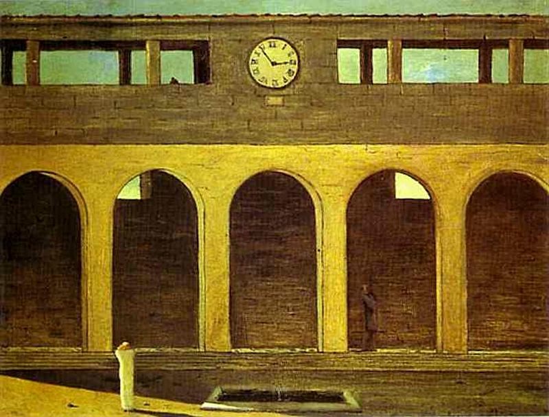 The Enigma of the Hour by Giorgio de Chirico