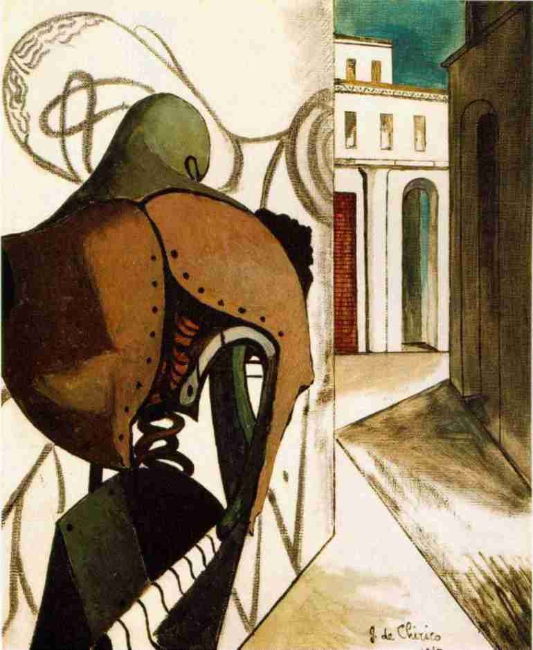 The Vexations of the Thinker by Giorgio de Chirico