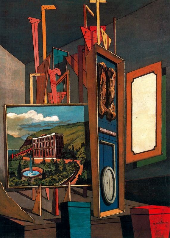 Vast Metaphysical Interior by Giorgio de Chirico