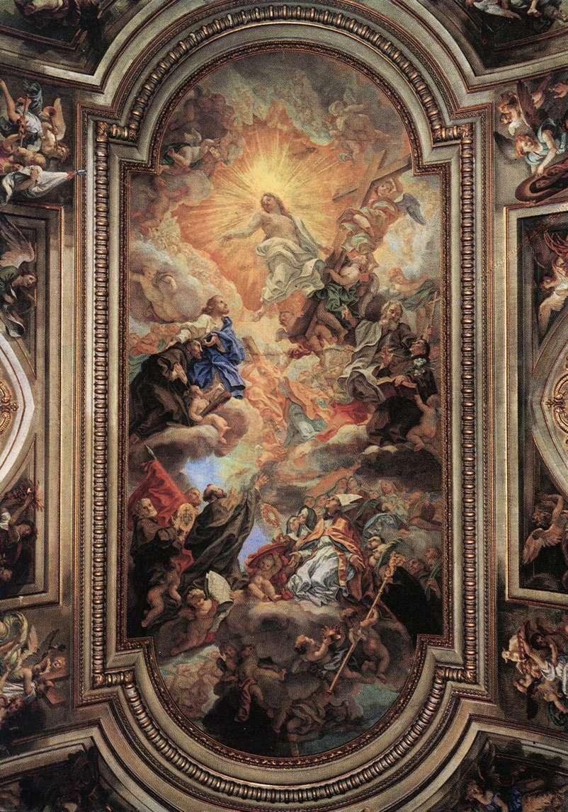 Apotheosis of the Franciscan Order by Giovanni Battista Gaulli