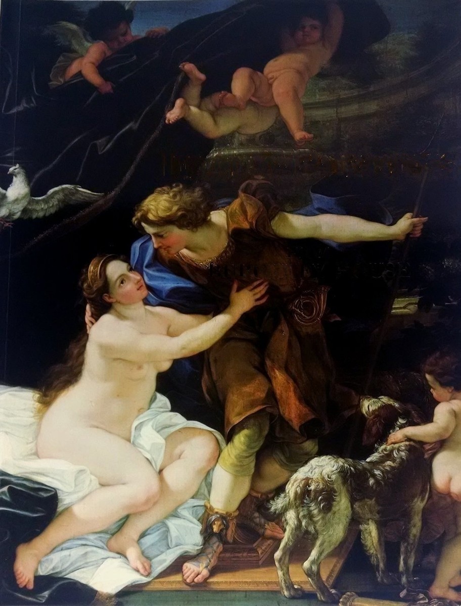 Venere Tenta Di Trattenere Adone Dall'andare a Caccia by Giovanni Battista Gaulli