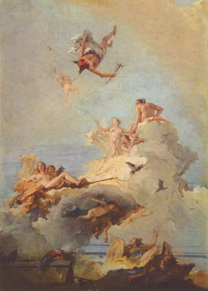 Olympus by Giovanni Battista Tiepolo