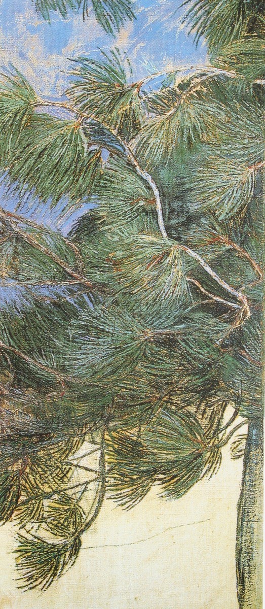 Arvenzweig by Giovanni Segantini