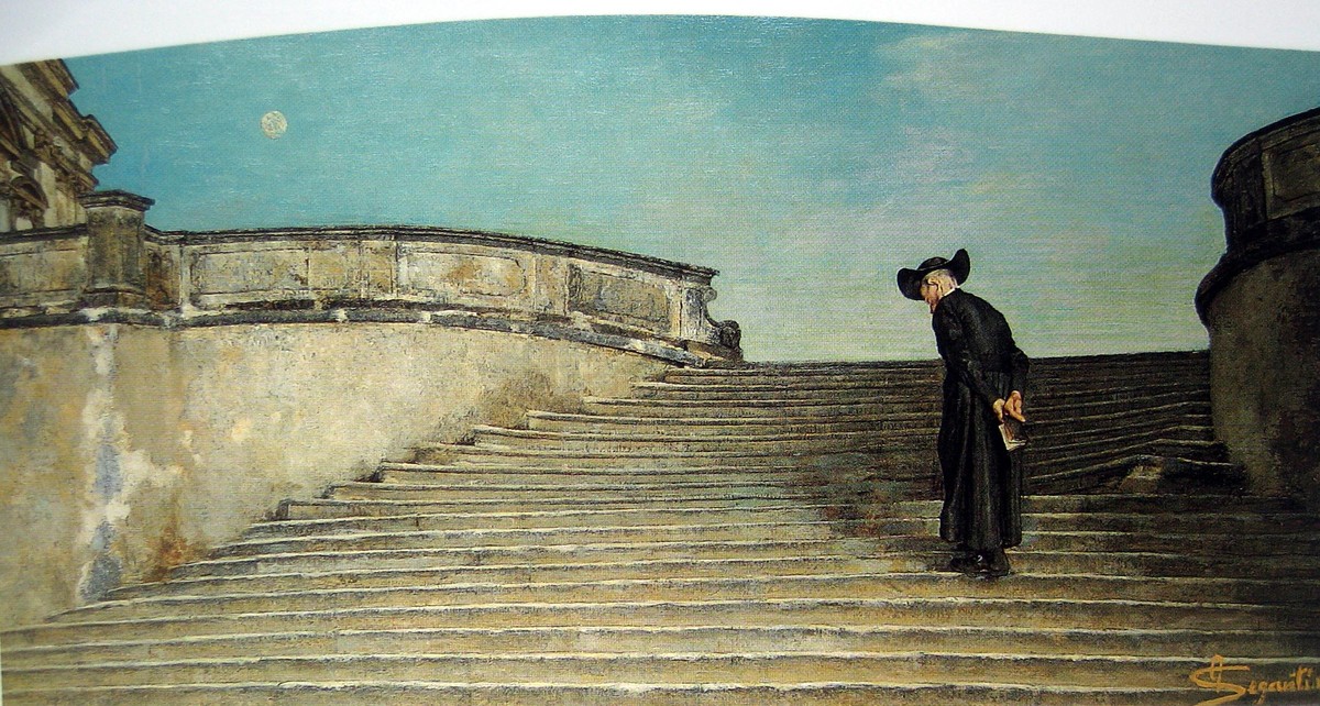 Frühmesse by Giovanni Segantini