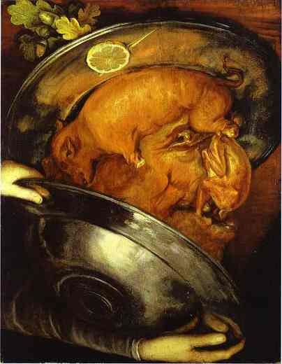 The Cook by Giuseppe Arcimboldo