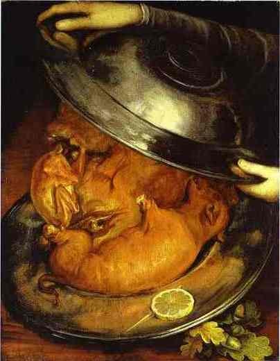 The Cook (down) by Giuseppe Arcimboldo