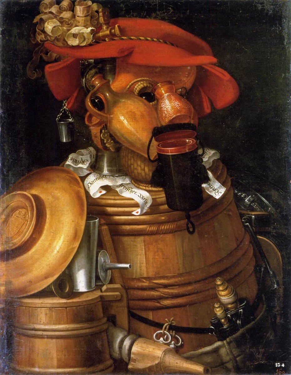 The Waiter by Giuseppe Arcimboldo