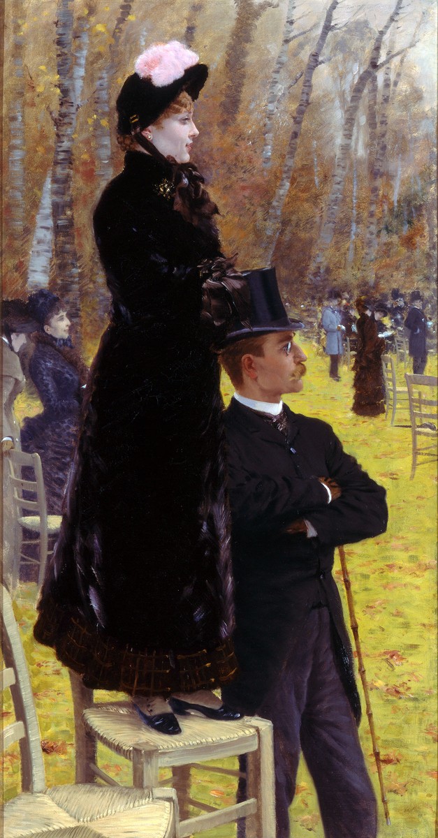 At the Auteuil races - On the chair by Giuseppe De Nittis