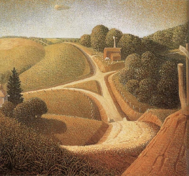 New Road by Grant Wood