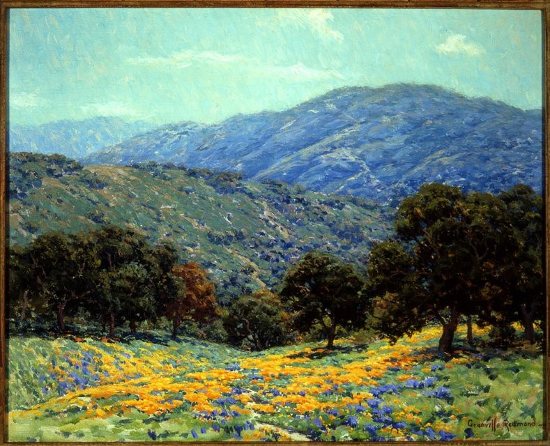 Flowers Under the Oaks by Granville Redmond
