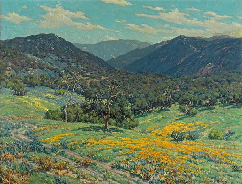 Spring in Southern California by Granville Redmond by Granville Redmond