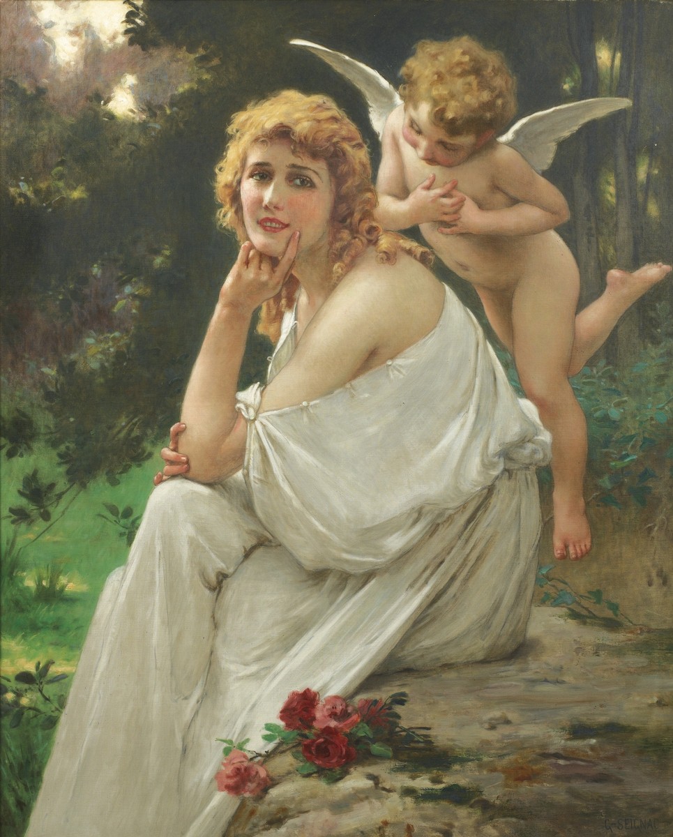 Love's Muse (portrait of Mary Pickford) by Guillaume Seignac
