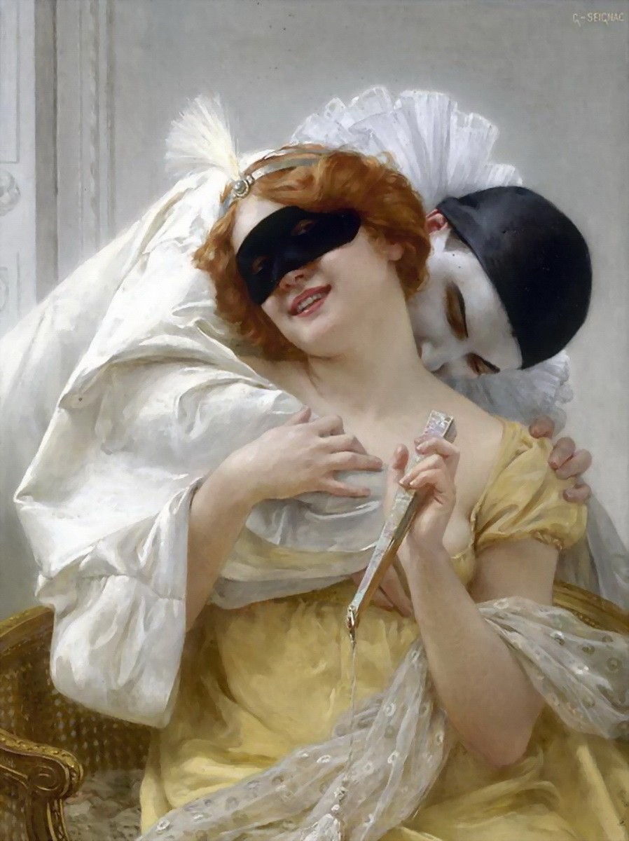 Pierrot's Embrace by Guillaume Seignac