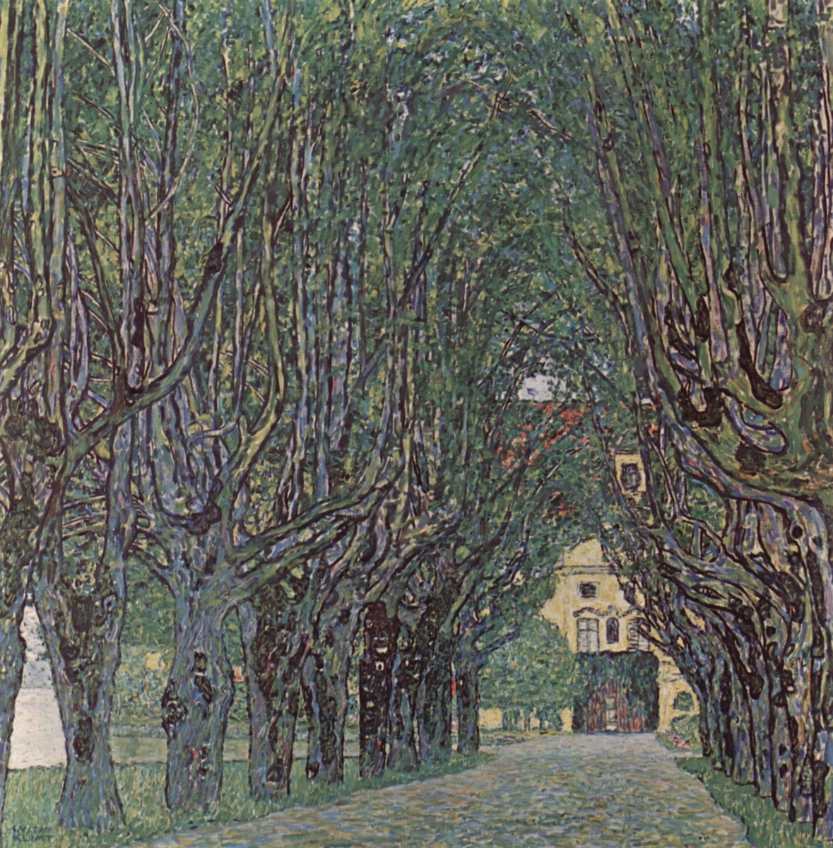 Avenue of Schloss Kammer Park by Gustav Klimt
