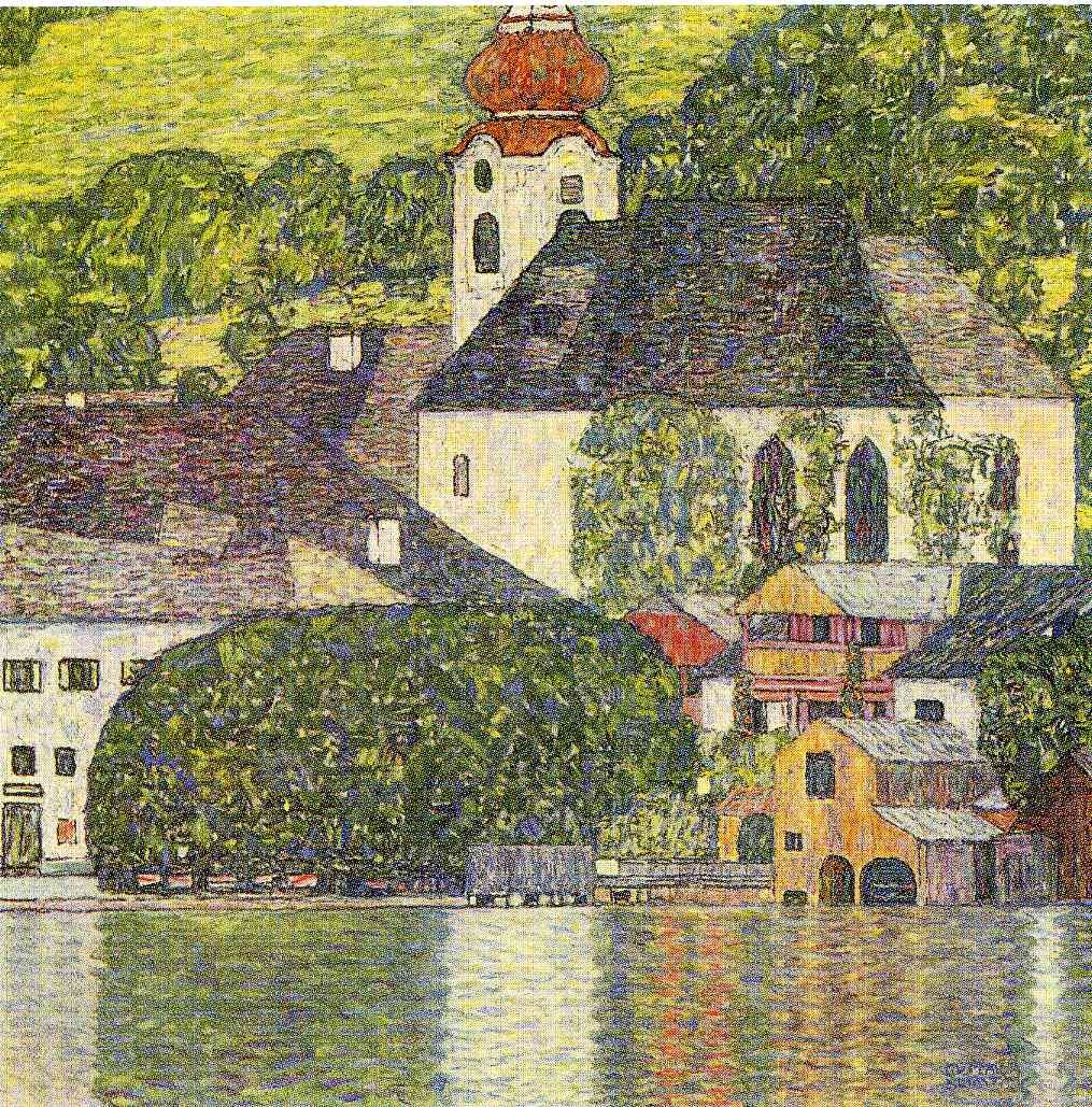 Church in Unterach on the Attersee by Gustav Klimt