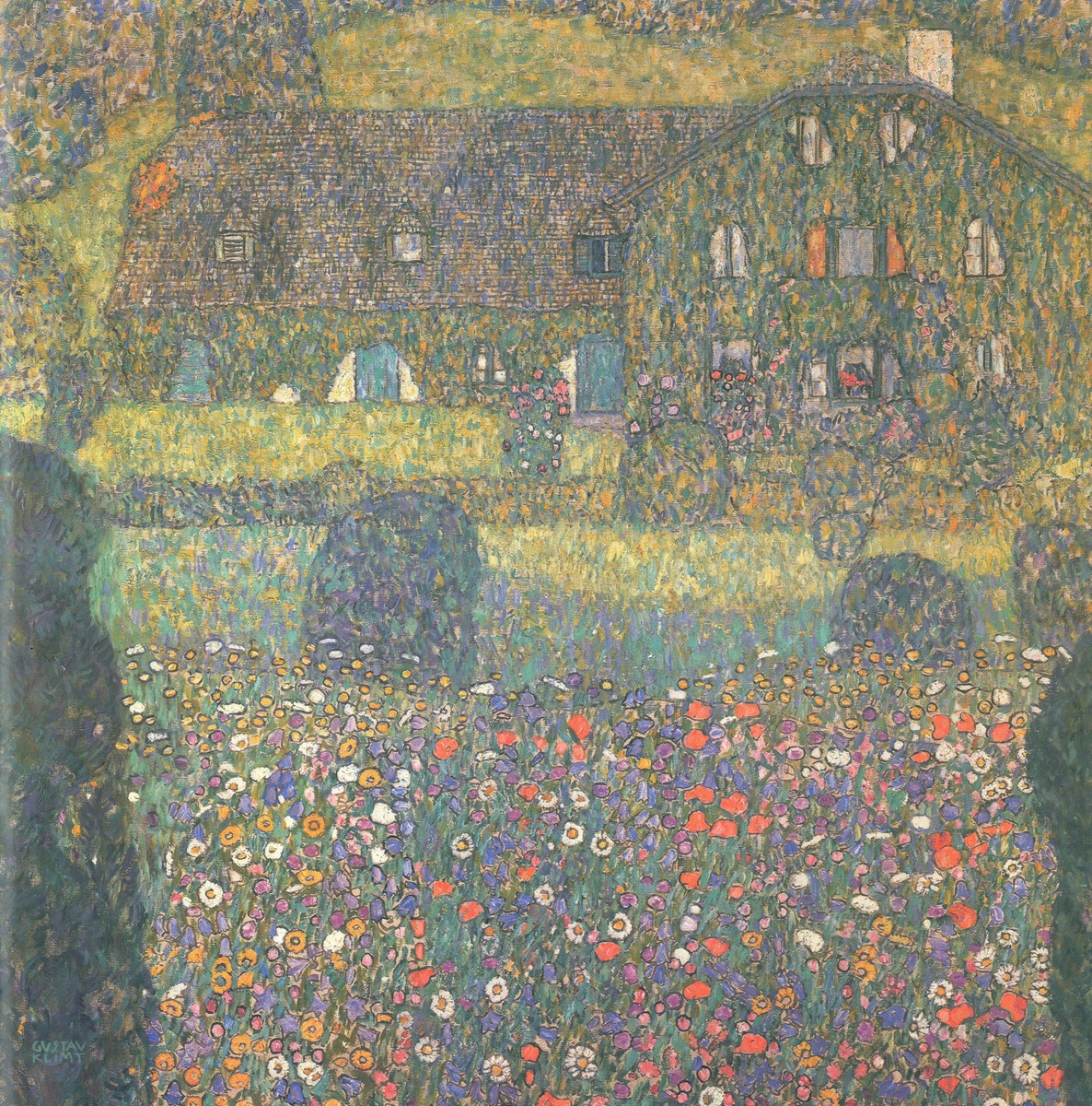 Country House by the Attersee by Gustav Klimt