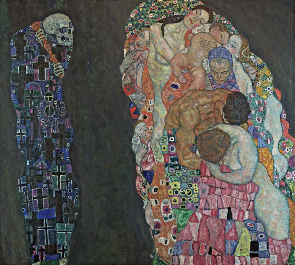 Death and Life by Gustav Klimt