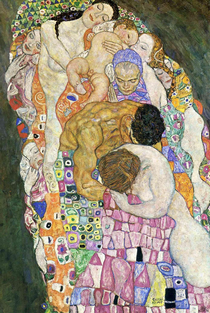 Death and Life by Gustav Klimt