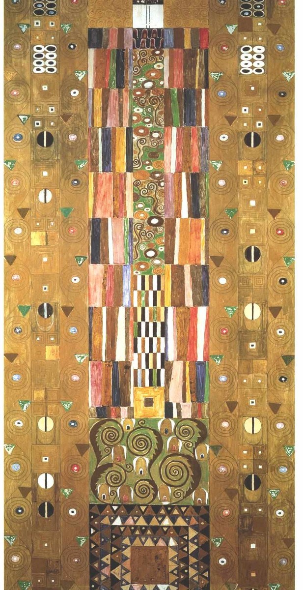 Design for the Stoclet Frieze. Knight by Gustav Klimt