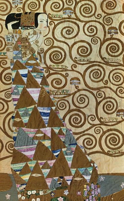 Expectation by Gustav Klimt