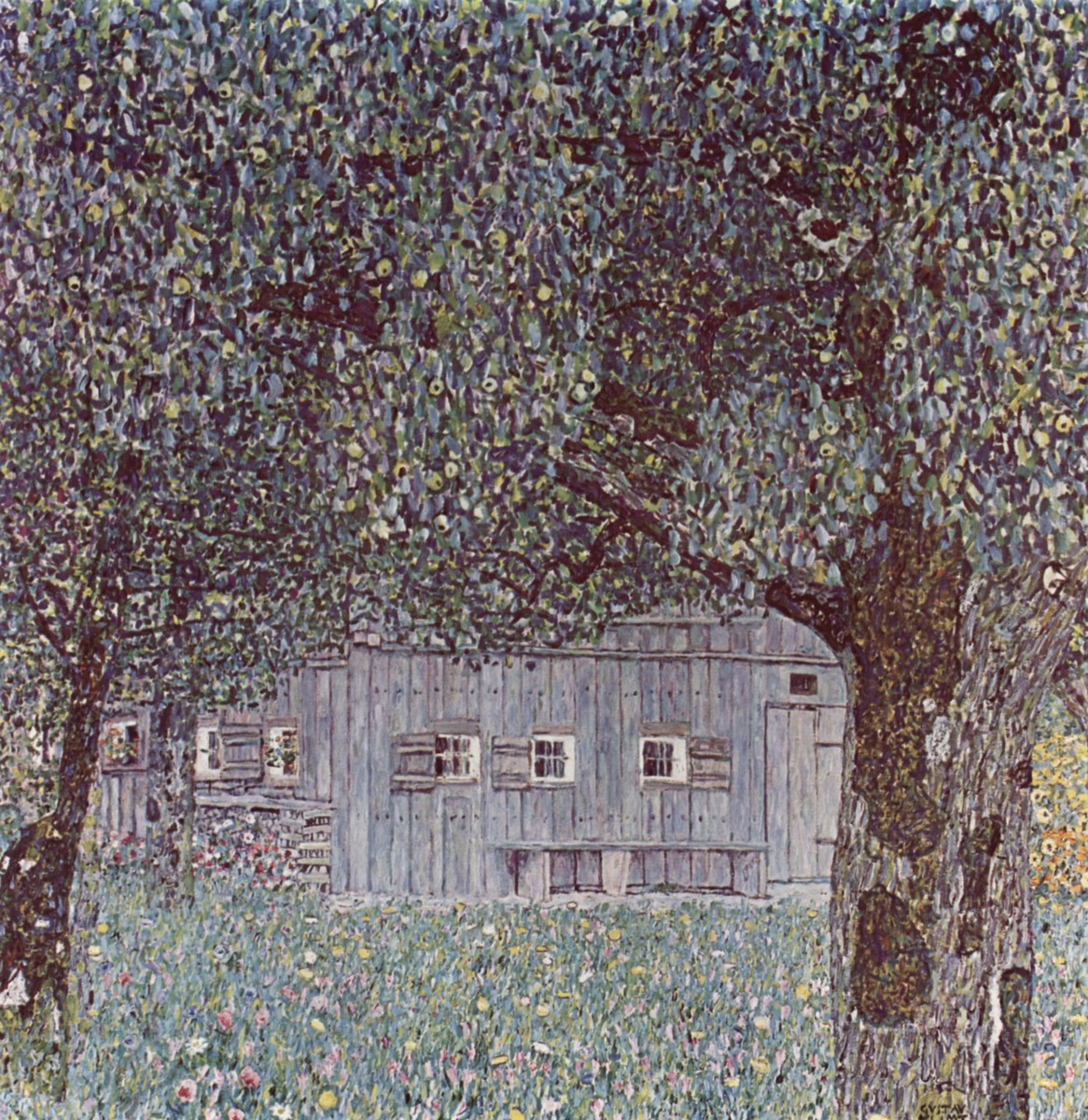 Farmhouse in Upper Austria by Gustav Klimt