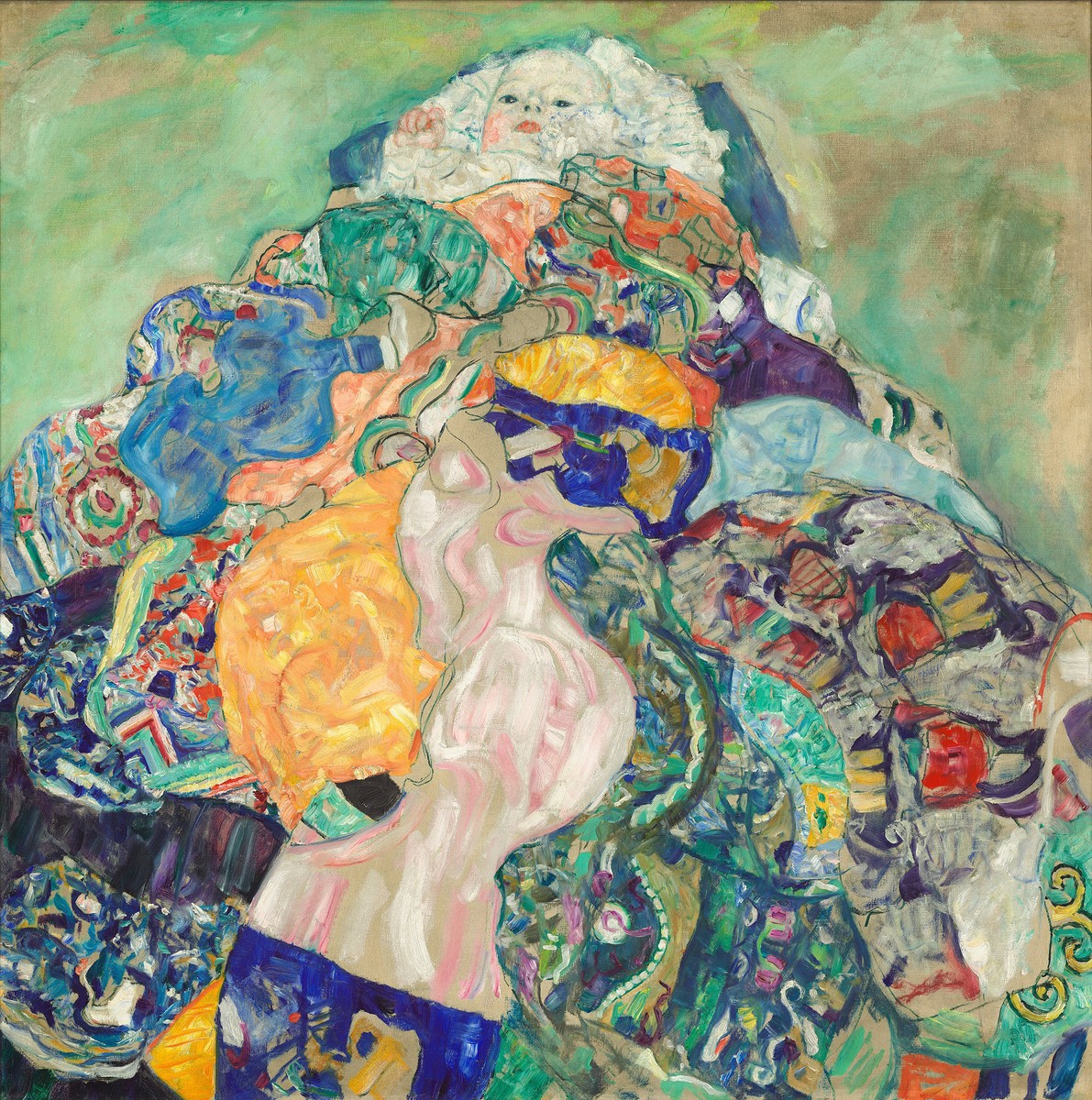 Infant by Gustav Klimt
