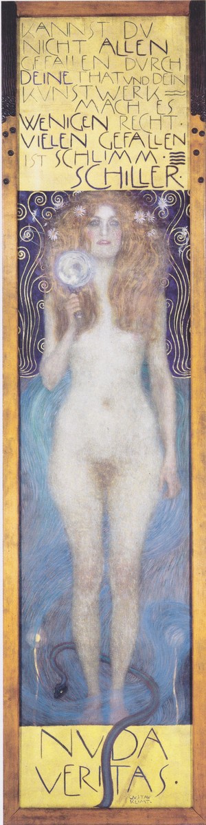 Nuda Veritas by Gustav Klimt