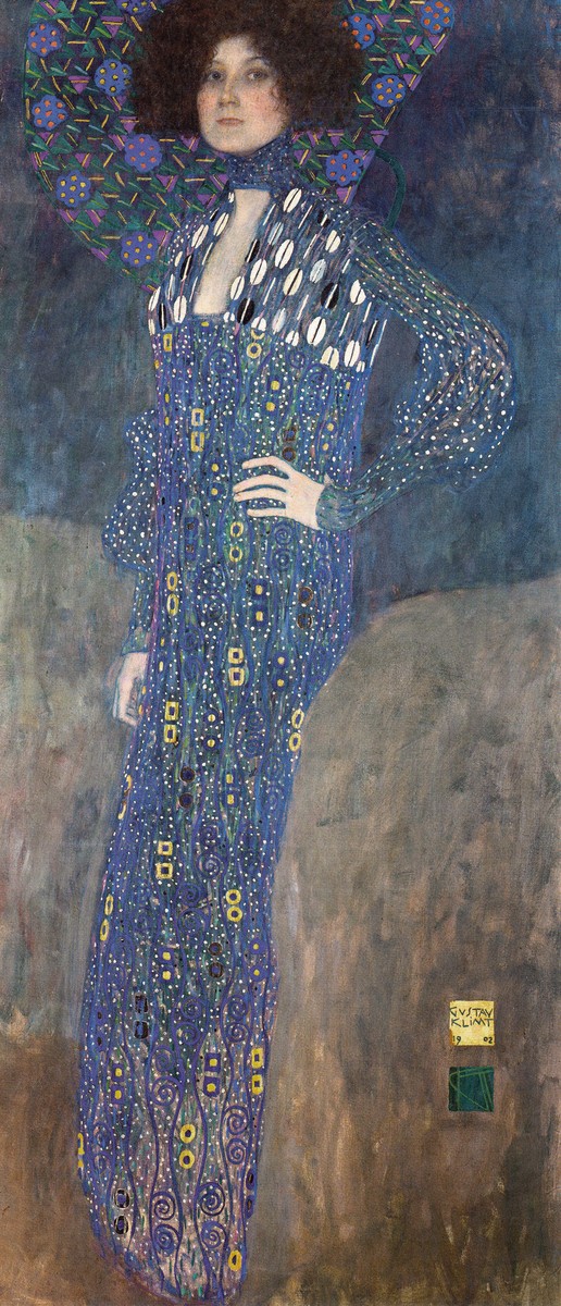 Portrait of Emilie Flöge by Gustav Klimt