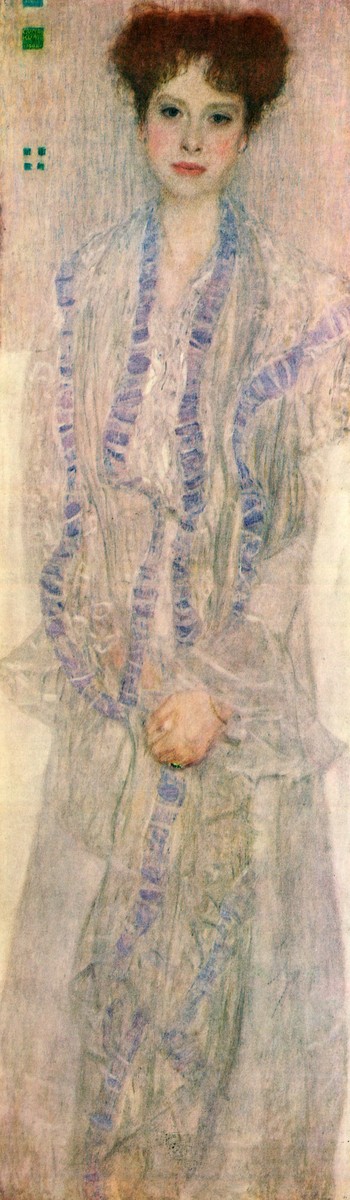 Portrait of Gertha Felssovanyi by Gustav Klimt
