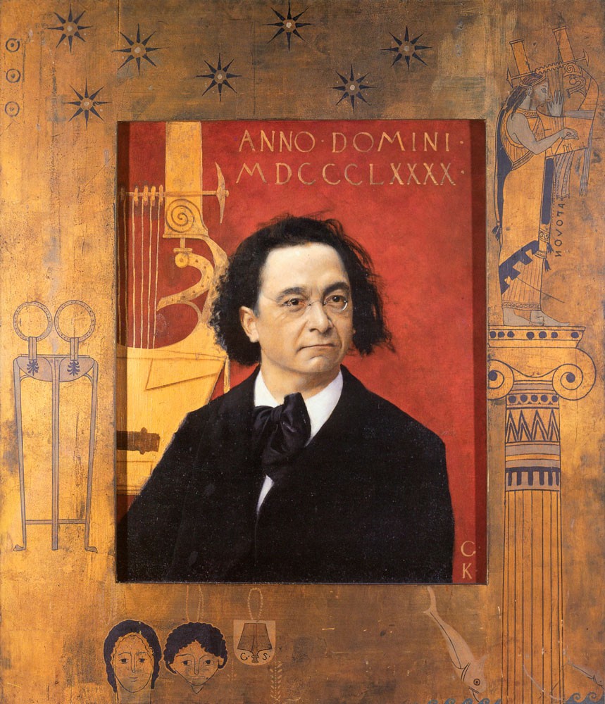 Portrait of Joseph Pembauer by Gustav Klimt