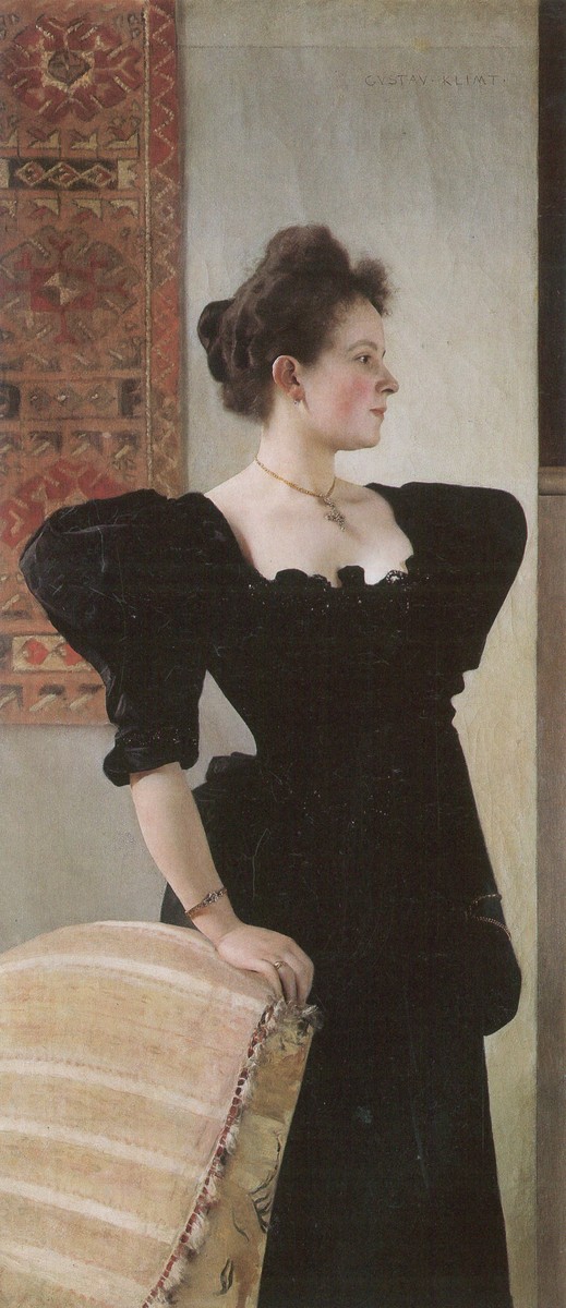 Portrait of Marie Breunig by Gustav Klimt