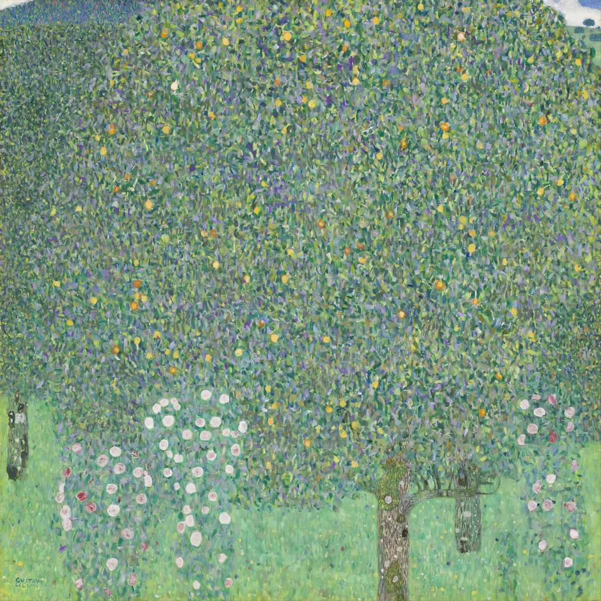 Roses under the Trees by Gustav Klimt