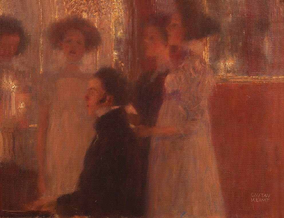 Schubert at the piano I by Gustav Klimt