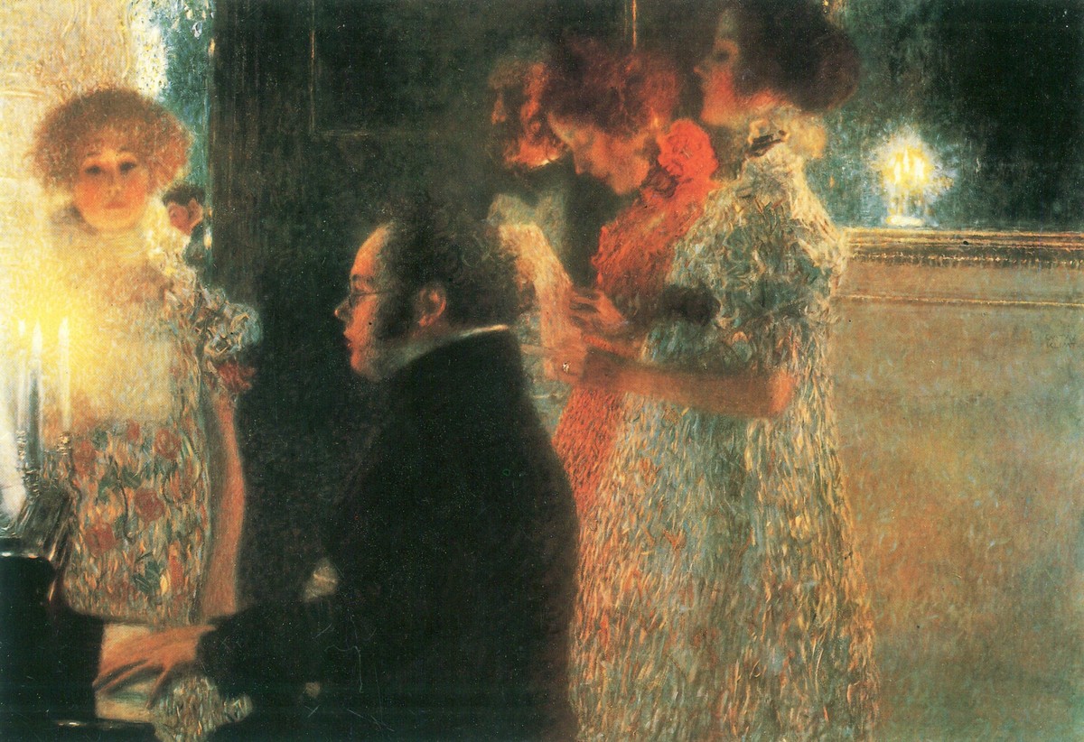 Schubert at the Piano II by Gustav Klimt
