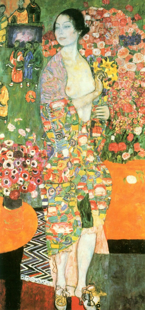 The dancer by Gustav Klimt