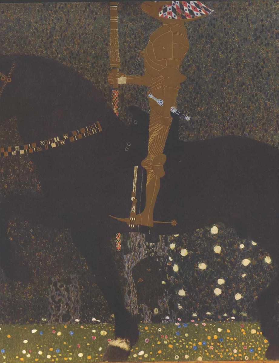 The Golden Knight by Gustav Klimt