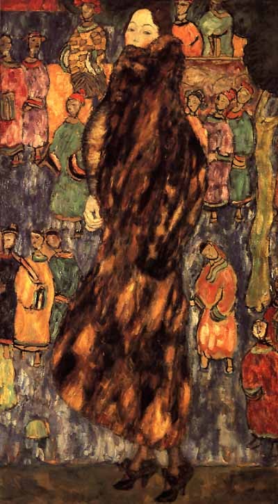 The Polecat Fur (unfinished) by Gustav Klimt