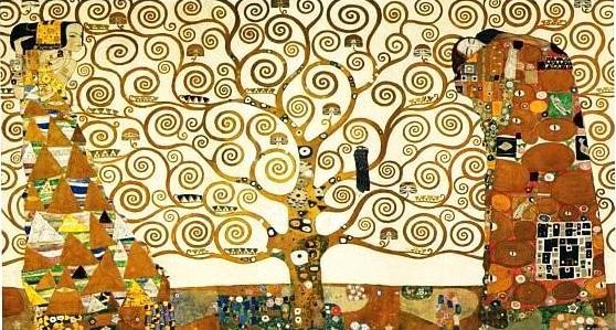 The Tree of Life, Stoclet Frieze by Gustav Klimt