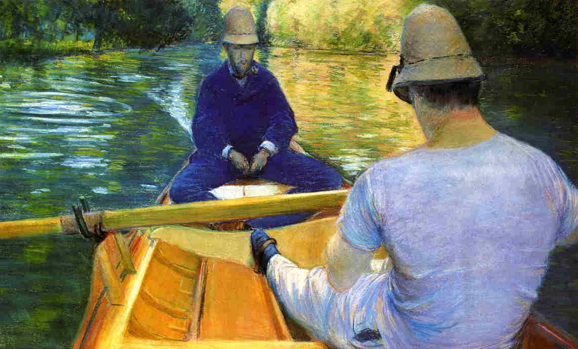 Boaters on the Yerres by Gustave Caillebotte