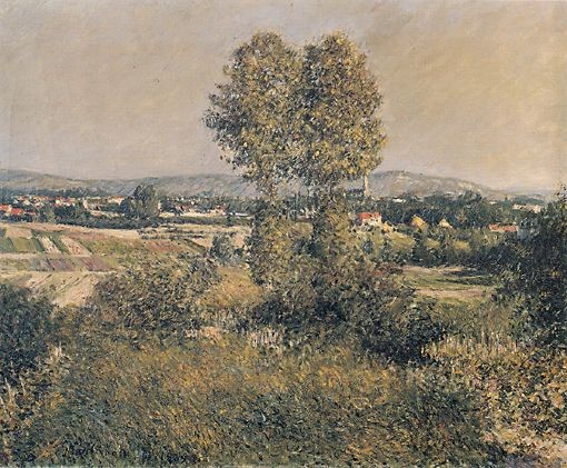 Landscape at Argenteuil by Gustave Caillebotte