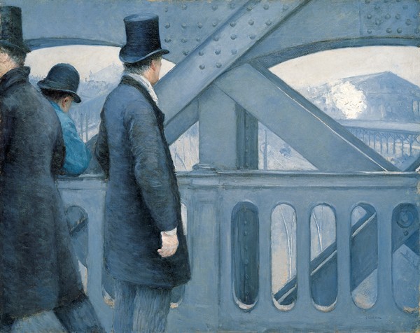On the Pont De L’Europe by Gustave Caillebotte