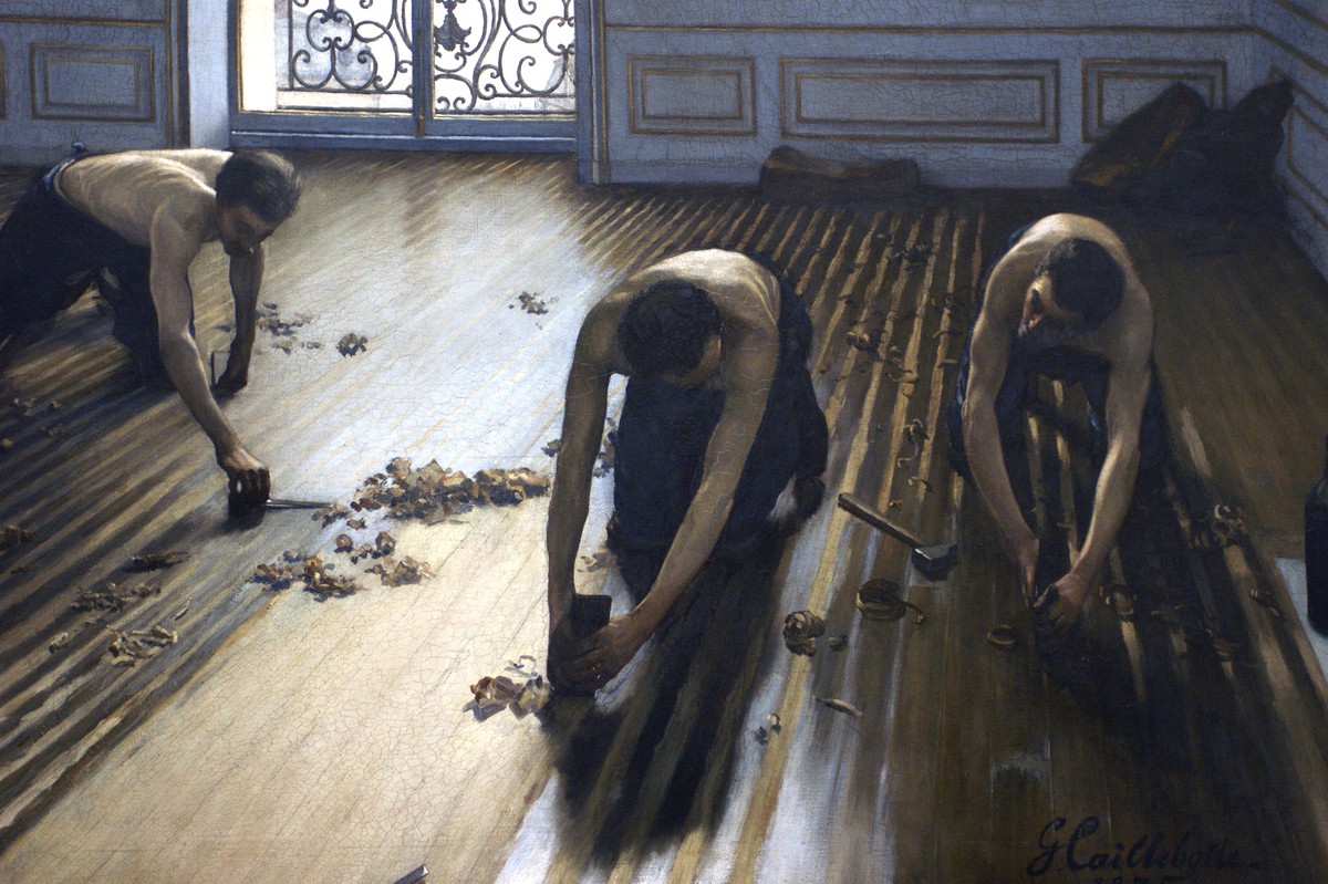 The Parquet Planers (The Floor Scrapers) by Gustave Caillebotte
